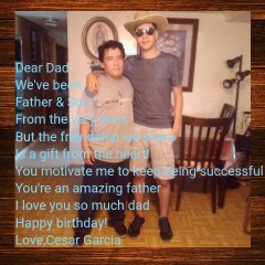 Happy birthday dad!