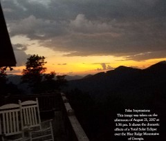 Totality over the Mountain