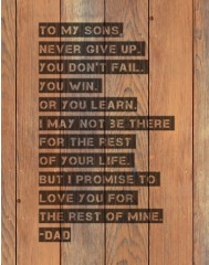 To My Sons
