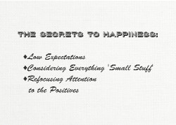 Happiness Secrets