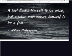 A Fool