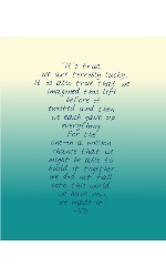 created this life