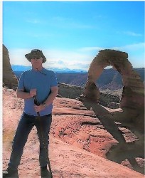 Ron at Delicate Arch