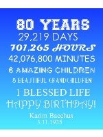Grandfather 80th Bday
