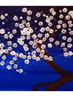 Midnight Bloom Canvas Prints Image