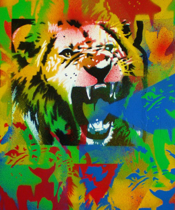 lion popart