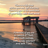 Rumi w/treasure map font centered