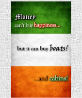 Money Boats and Cabins Canvas Prints Image
