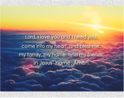 7 Second Prayer Canvas Prints Image