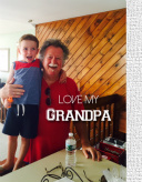 conor and grandpa Canvas Prints Image
