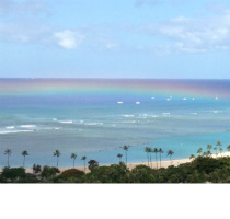 Rainbow over Waikiki