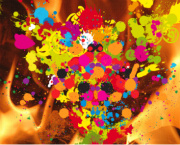 burning paint