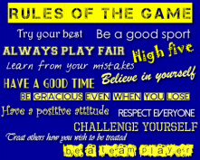 Rules of the game Canvas Prints Image