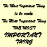 The Most Important Thing