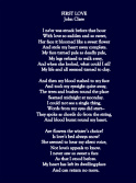 First Love by John Clare