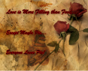 Love is more filling!