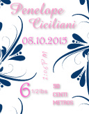 Floral Canvas Birth Memories