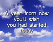 A year from now