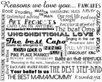 For mama/Steve