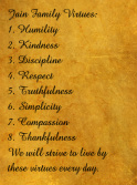 jain family virtues