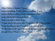 Prayer