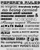 Pepere&amp;#039;s Rules