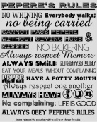 Pepere&amp;#039;s Rules!