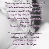 I held you. 1/4