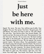 Just be here with me v2