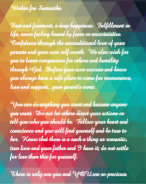 Wishes for Samantha